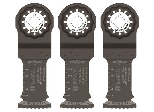 Lame plongeante bimétallique Xtra Clean de 1-1/4 po Starlock®, paquet de 3