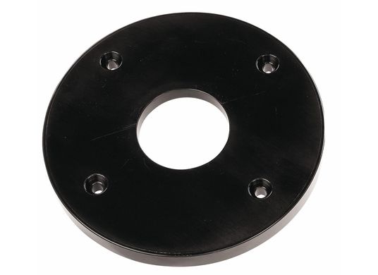 Sous-base ronde à utiliser avec une base fixe PR001 pour toupilles portatives PR10E et PR20EVS ensemble avec des guides de gabarit série RA