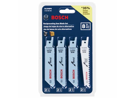 Lames de scie alternative spécialisée pour la cloison sèche de 4 po à 6 dents par pouce, 5 pièces