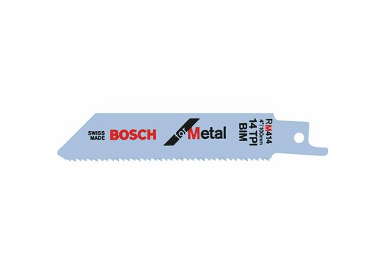 5 pc. 4 In. 14 TPI Metal Reciprocating Saw Blades