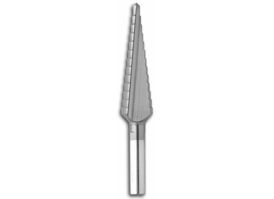 1/8 In. to 1/2 In. High-Speed Steel Step Drill Bit