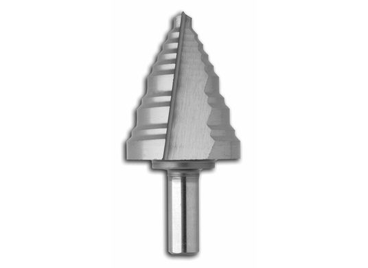 1/4 In. to 1-3/8 In. High-Speed Steel Step Drill Bit