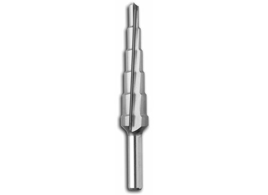 3/16 In. to 1/2 In. High-Speed Steel Step Drill Bit