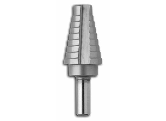 9/16 In. to 1 In. High-Speed Steel Step Drill Bit