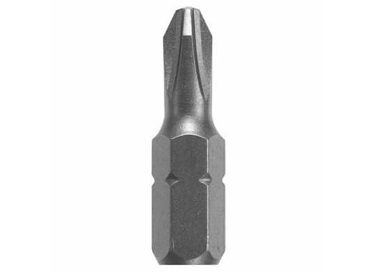 1 In. Extra Hard Phillips Insert Bits, P2 Reduced Point, 25 pc.