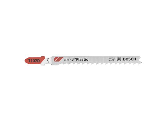 Lames de scie sauteuse en acier à haute teneur en carbone Clean for PVC de 3 po à 10 dents par pouce, 3 pièces