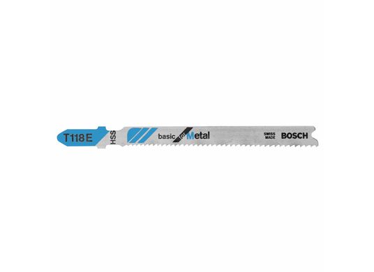 Lames de scie sauteuse à pied en T Basic for Metal de 3-5/8 po à 14-18 dents par pouce, 5 pièces