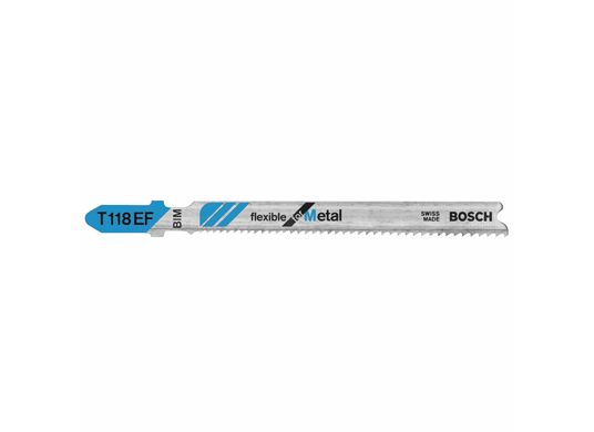 Lames de scie sauteuse à pied en T Flexible for Metal de 3-5/8 po à 11-18 dents par pouce, 5 pièces
