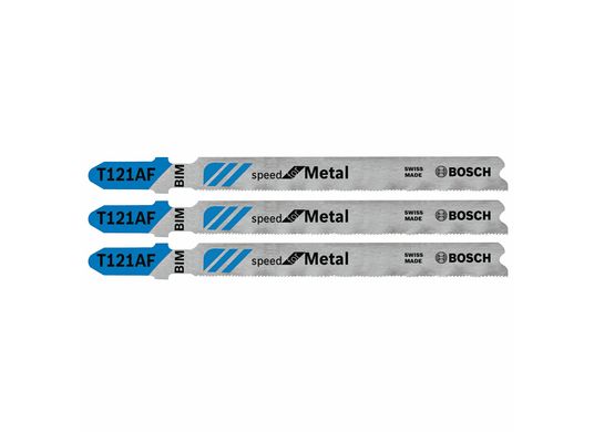 Lames de scie sauteuse à pied en T Speed for Metal de 3-5/8 po à 21 dents par pouce, 3 pièces