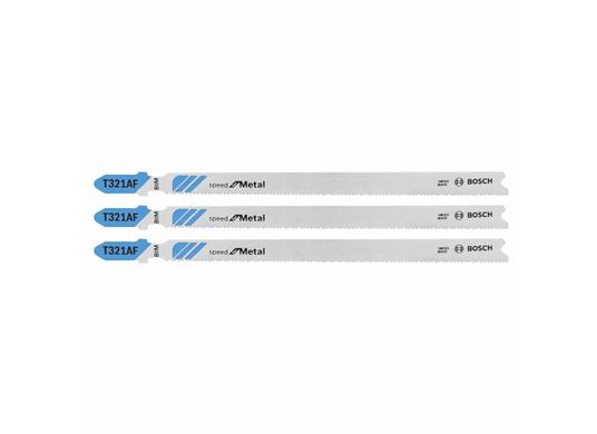 Lames de scie sauteuse à pied en T Speed for Metal de 5-1/4 po à 21 dents par pouce, 3 pièces