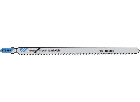 Lames de scie sauteuse à pied en T Flexible for Sandwich de 7 po à 14 dents par pouce, 3 pièces
