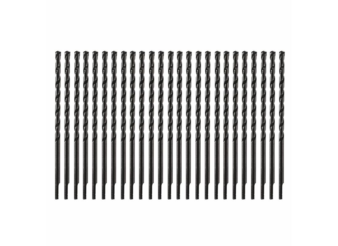 25 pc. 5/32 In. x 4-1/2 In. Flat Shank Hex Masonry Drill Bits Bosch TC2025