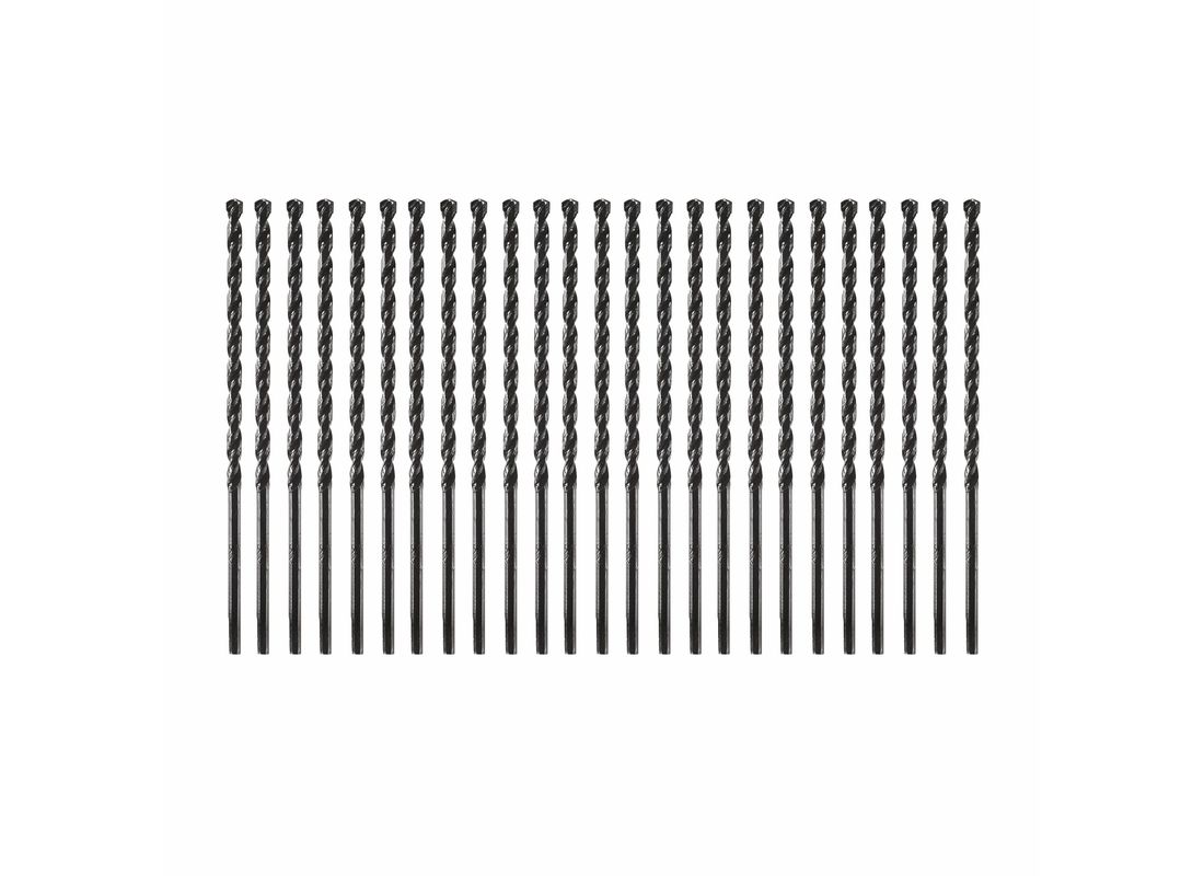 25 pc. 3/16 In. x 5-1/2 In. Flat Shank Hex Masonry Drill Bits Bosch TC6025