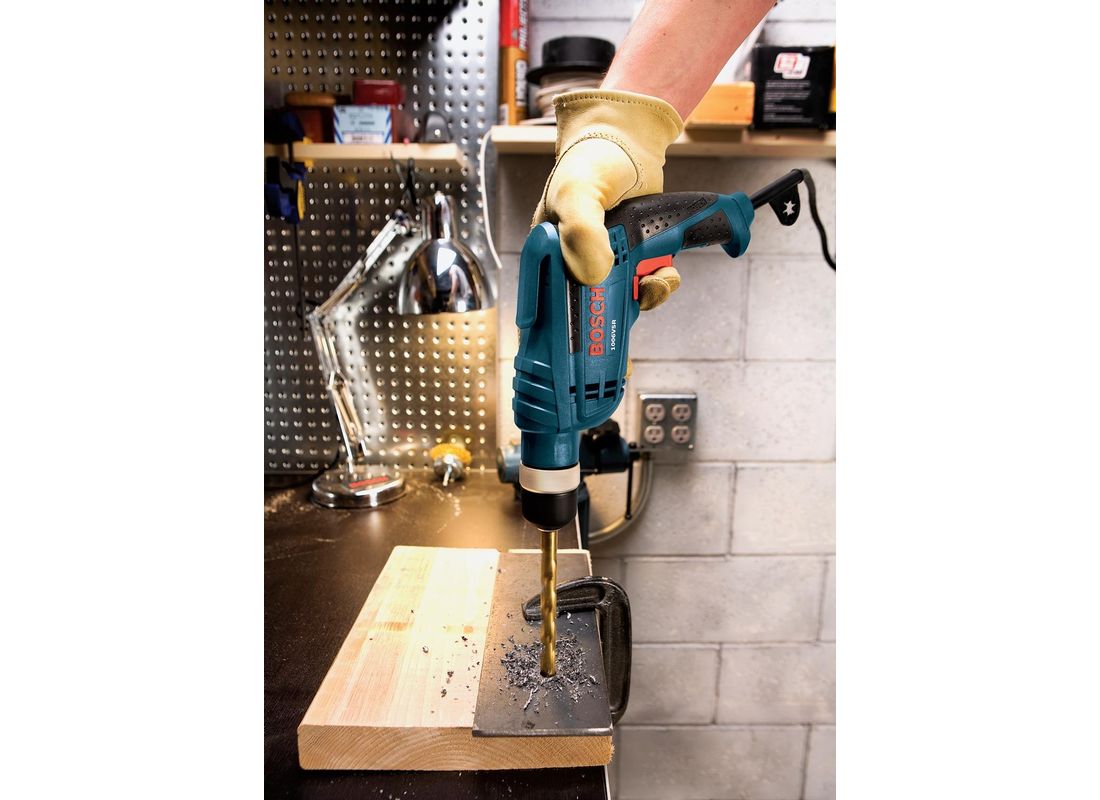 Forets avec revêtement titane de 1/8 po x 2-3/4 po, 12 pièces Bosch TI4135