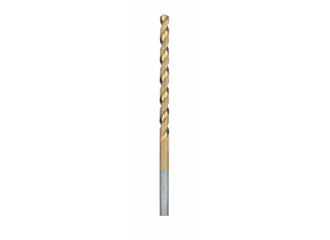 Foret avec revêtement titane de 5/32 po x 3-1/8 po, 12 pièces Bosch TI4137