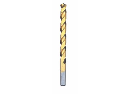 27/64 In. x 5-3/8 In. Titanium-Coated Drill Bit