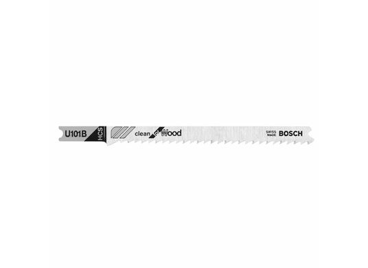 Lames de scie sauteuse à pied en U Clean for Wood de 4 po à pas variable à 10 dents par pouce, 5 pièces