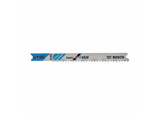 Lames pour scie sauteuse à pied en U pour le métal de 3-1/8 po à 11-14 dents par pouce, 5 pièces