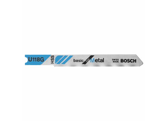 Lames de scie sauteuse à pied en U Basic for Metal de 2-3/4 po à 36 dents par pouce, 5 pièces