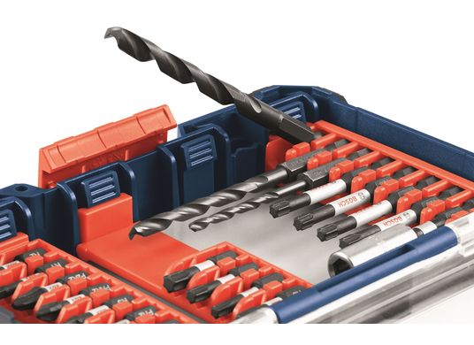 Embouts courts carrés de 1 po Impact Tough™ Phillips® et Torx® avec attache pour coffret sur mesure à 8 pièces