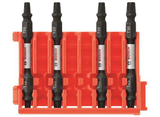 Embouts doubles de vissage de 2,5 po Torx® avec attache pour coffret sur mesure à 4 pièces