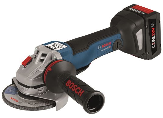 Bosch Rectifieuse angulaire 18 V EC sans balais Connected-Ready de 4-1/2 po avec interrupteur à palette (outil seul)