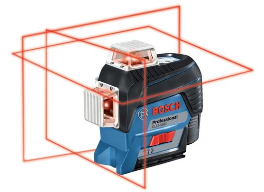 360° Laser lignes de nivellement et d’alignement connecté à trois plans à 360°