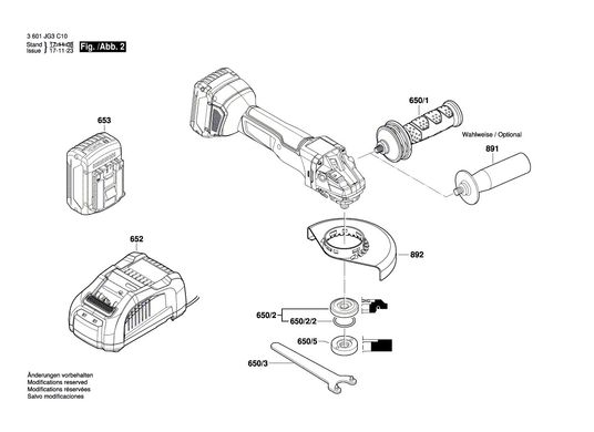 Bosch Rectifieuse angulaire 18 V EC sans balais Connected-Ready de 4-1/2 po avec interrupteur à palette (outil seul)