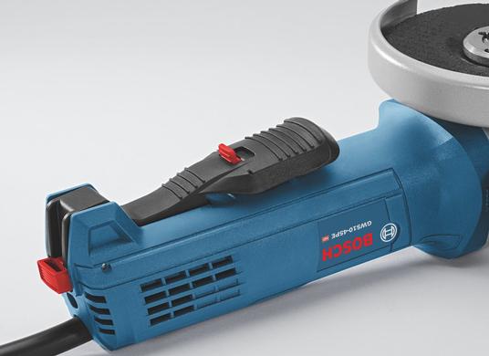 Rectifieuse angulaire ergonomique de 4-1/2 po avec interrupteur à palette