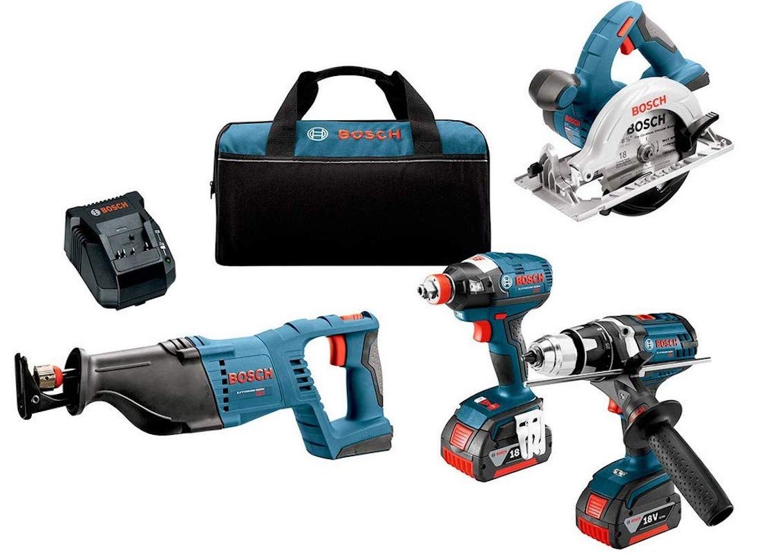 Cordless drill and circular store saw combo