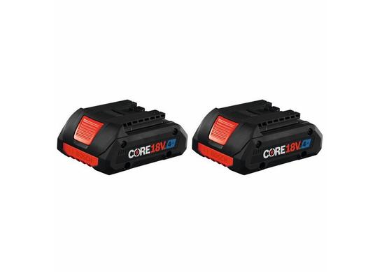 Pack de 2 batteries 18 V Lithium-Ion Compact CORE18V 4,0 Ah.