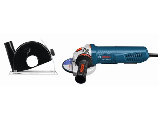 Rectifieuse angulaire de 5 po à vitesse variable avec interrupteur à palette et capot de protection