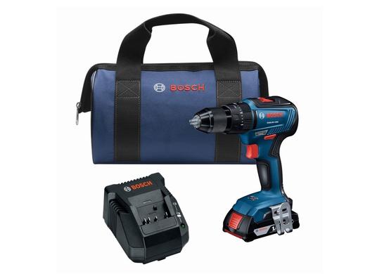 18V EC Brushless 1/2 In. Hammer Drill/Driver Kit with (1) 2.0 Ah SlimPack Battery