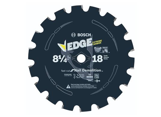 Lame de scie circulaire Edge de 8-1/4 po à 18 dents pour clous et travaux de démolition