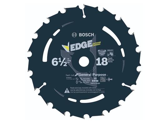 Lame de scie circulaire Edge de 6-1/2 po à 18 dents pour coupes rapides