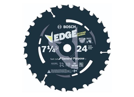 3 pc. 7-1/4 In. 24 Tooth Edge Circular Saw Blades for Framing (Bulk)
