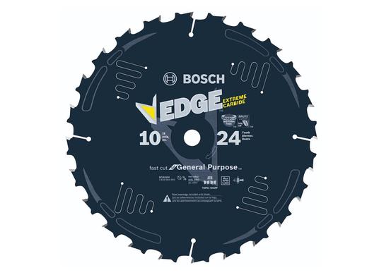 Lame de scie circulaire Edge de 10 po à 24 dents pour coupes rapides