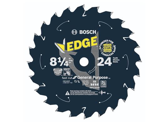 8-1/4 In. 24 Tooth Edge Cordless Circular Saw Blade for General Purpose