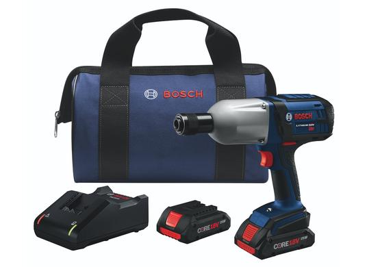 18V High-Torque Impact Wrench Kit with (2) CORE18V 4.0 Ah Compact Batteries