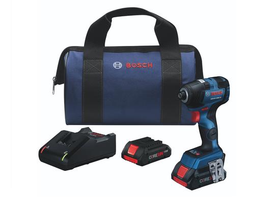 18V EC Brushless Connected-Ready 1/4 In. Hex Impact Driver Kit with (2) CORE18V 4.0 Ah Compact Batteries