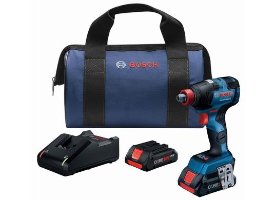 18V EC Brushless Connected-Ready Freak 1/4 In. and 1/2 In. Two-In-One Bit/Socket Impact Driver Kit with (2) CORE18V 4.0 Ah Compact Batteries