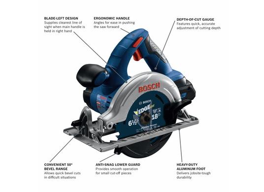 Ensemble scie circulaire 18 V de 6-1/2 po avec (1) batterie CORE18V 4.0 Ah