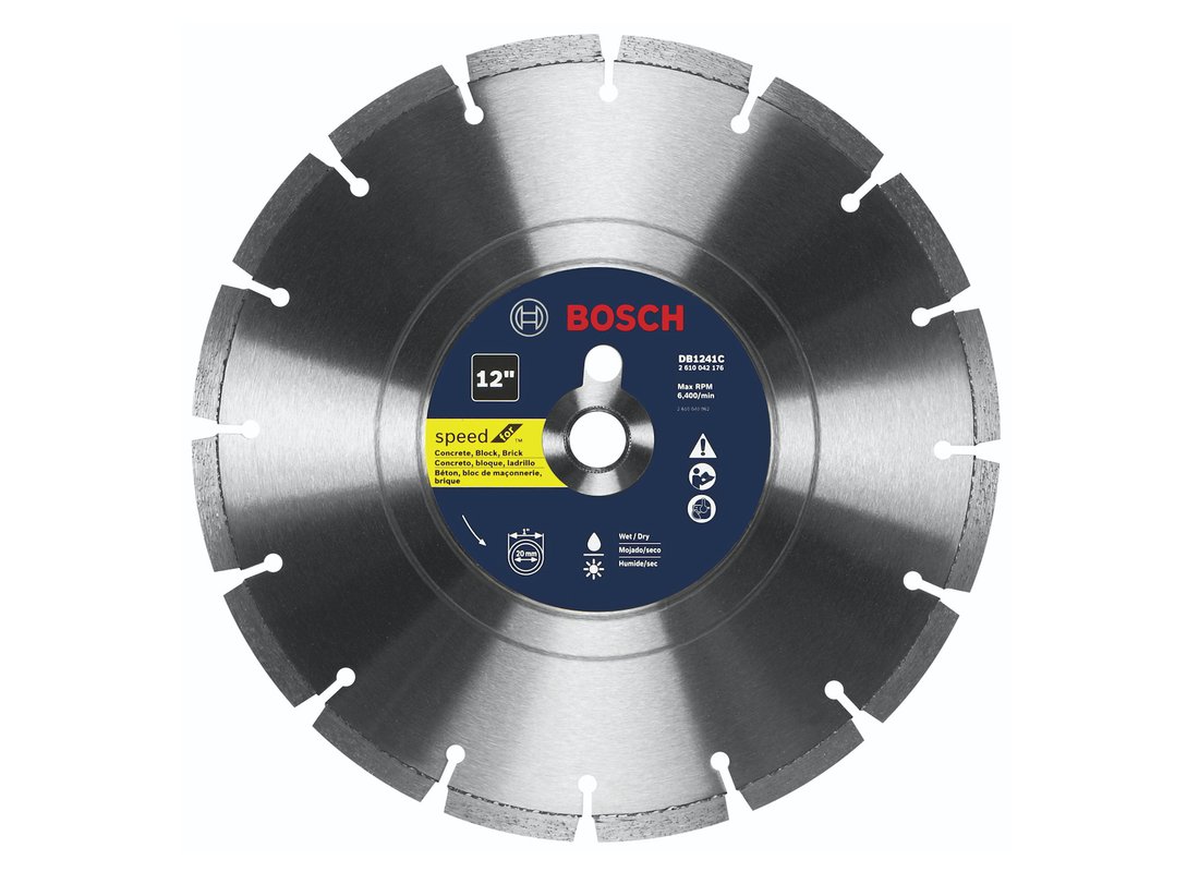 Disque segmenté diamanté premium de 12 po pour des coupes grossières universelles ????? No rating value for 12 In. Segmented Rim Diamond Blade