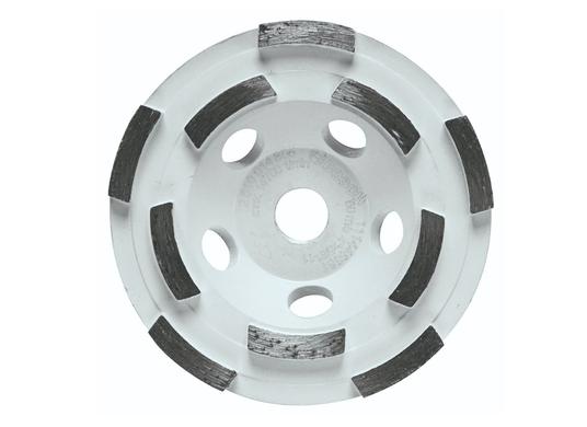 4 In. Double Row Segmented Diamond Cup Wheel
