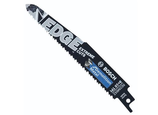 25 pc. 6 In. 8/10 TPI Edge Reciprocating Saw Blades for Metal Demolition (Bulk Pack)