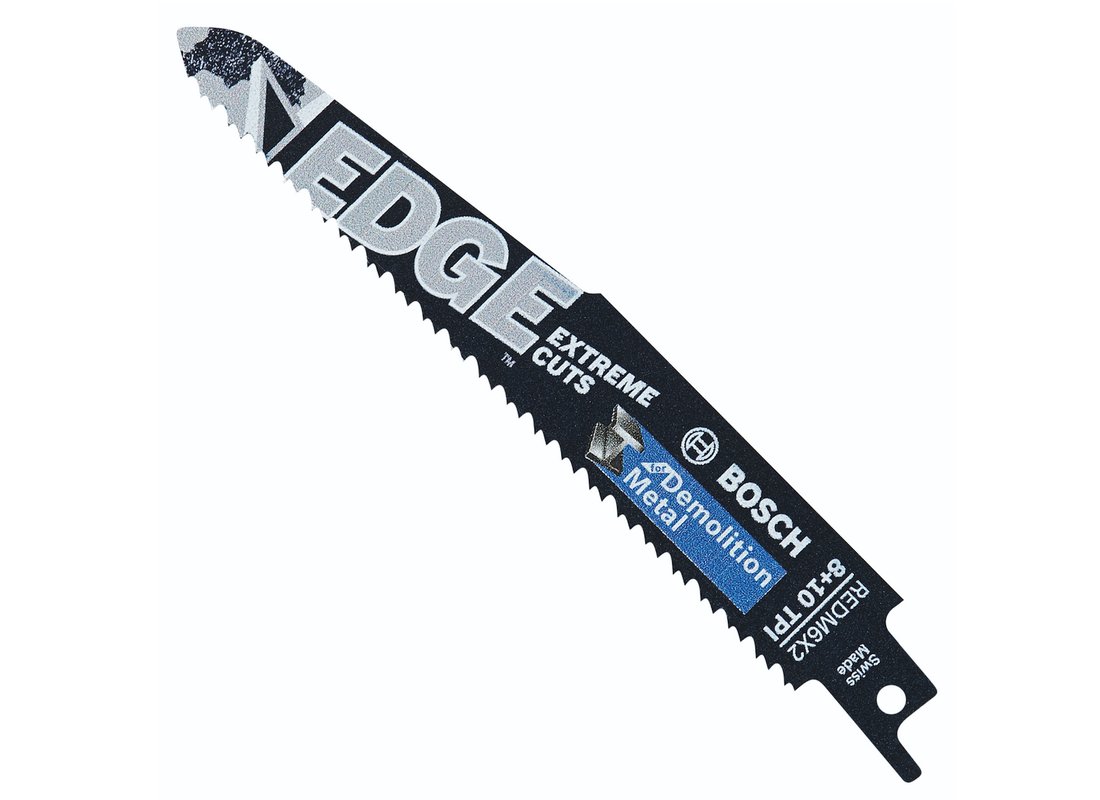 25 lames de scie alternative Edge de 6 po à 8/10 dents par pouce spécial démolition pour métal (gros conditionnement)