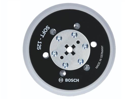 Plateau de ponçage souple de 5 po à multiperforation avec système auto-agrippant
