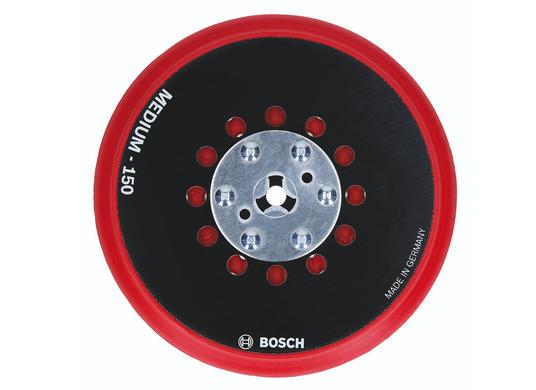 Plateau de ponçage mi-dur de 6 po à multiperforation avec système auto-agrippant