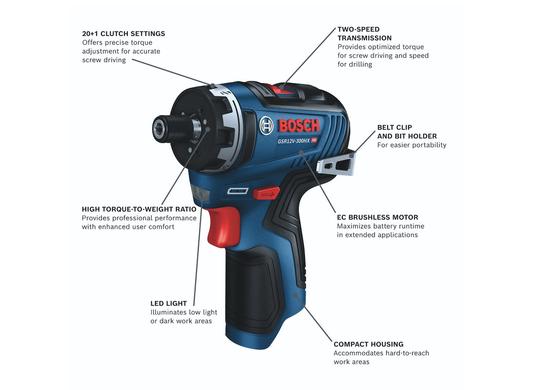 12V Max Brushless 1/4 In. Hex Two-Speed Screwdriver (Bare Tool)