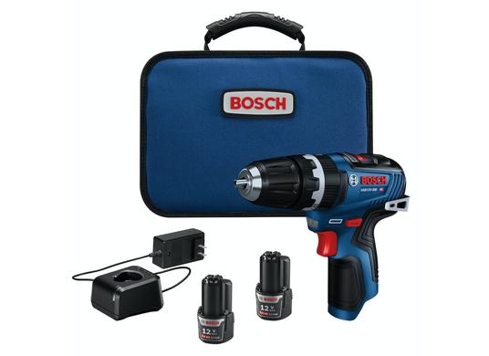 12V Max Brushless 3/8 In. Hammer Drill/Driver Kit with (2) 2.0 Ah Batteries